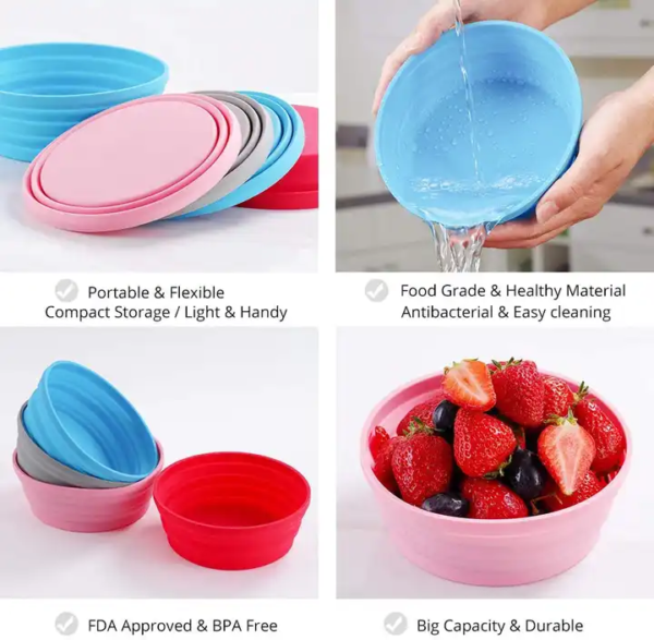 Foldable Silicone Bowl - Rental - Image 3