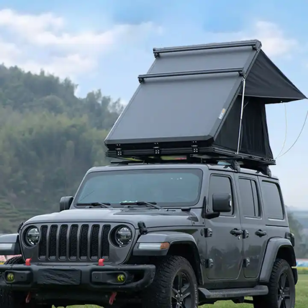 Roof top tent Actrica for overlanding, camping, roadtrip on top of SUV, Jeep