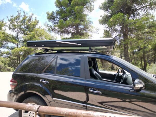 Roof top tent Actrica for overlanding, camping, roadtrip on top of SUV, Jeep