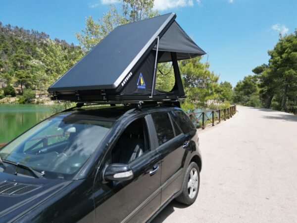 Roof top tent Actrica for overlanding, camping, roadtrip on top of SUV, Jeep