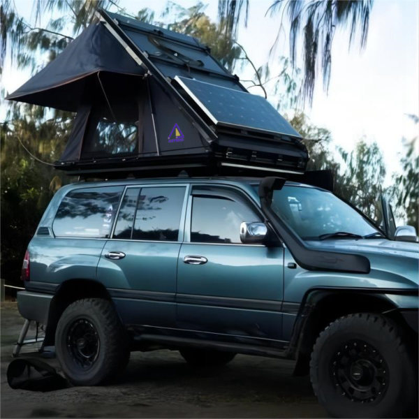 Roof top tent Actrica for overlanding, camping, roadtrip on top of SUV, Jeep