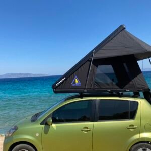 Roof top tent Actrica for overlanding, camping, roadtrip on top of SUV, Jeep